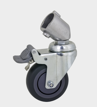 Kupo KC-080R 75mm Caster with Brake 22mm Round Adapter Set of Three