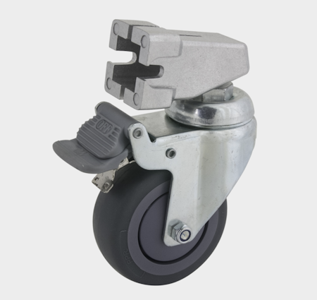 Kupo KC-080S 75mm Caster with Brake 22mm Square Adapter Set of Three