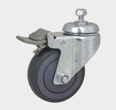 Kupo KC-100 100mm Caster with Brake M10 Thread Adapter Set of Three