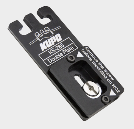Kupo KS-285 Double Plate( Quick Release Plate For Arca-Swiss & Rc2 )