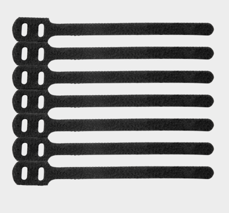 Kupo MEZ-P01B Ez Tie Petite, 7pcs Black kardborre