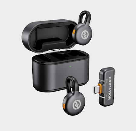 Hollyland LARK M2S Duo Wireless Lavalier Microphone with USB-C Plug Duo