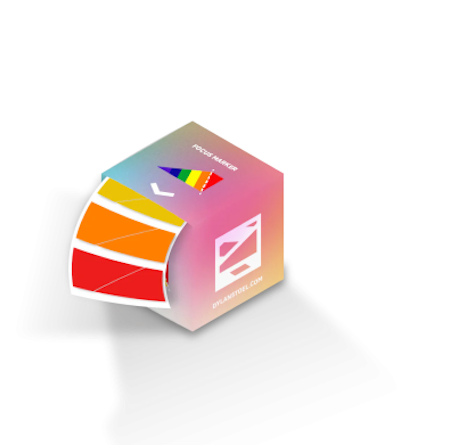 Rainbow Focus Markers 100pcs
