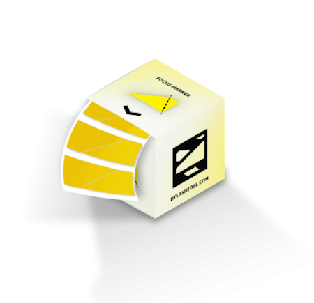 Yellow Focus Markers 100pcs