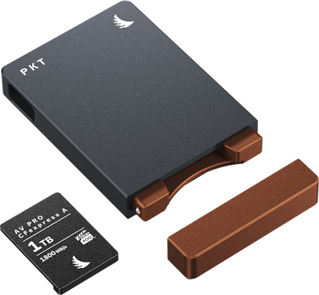 ANGELBIRD Cardreader PKT - CFexpress 2.0 Type A, USB 4.0, USB-C 3.2 Gen 2x2, up to 20 Gb/s connect läsare