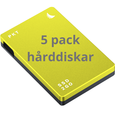 ANGELBIRD SSD2GO PKT MK3 W1600 MB/s // 5-pack w./ 5X 2TB
