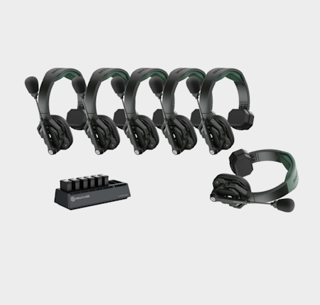 Hollyland Solidcom SE Pro- 6 Person Noise Cancelling Headset Intercom