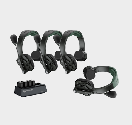 Hollyland Solidcom SE Pro- 4 Person Noise Cancelling Headset Intercom