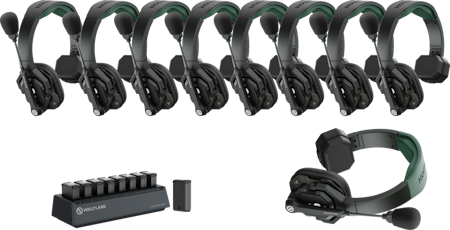Hollyland Solidcom SE Pro- 9 Person Noise Cancelling Headset Intercom