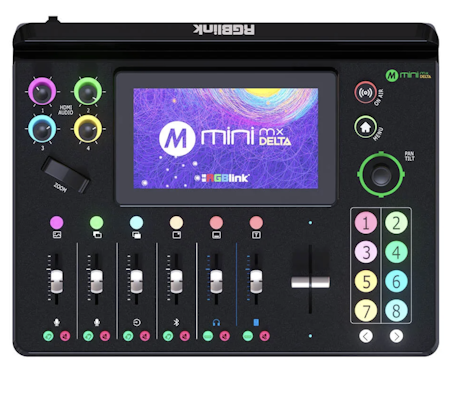 RGBlink mini-mx DELTA Streaming Video Mixer with 2K NDI Encoding and Decoding