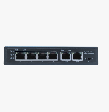 LinkIT 4-ports PoE plus plus Switch 90W