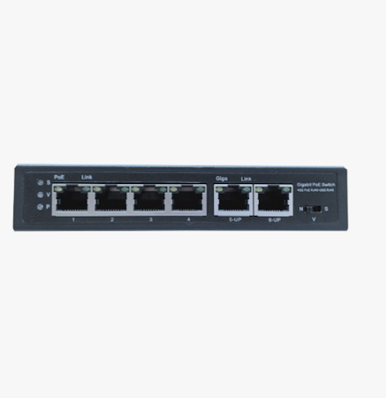 LinkIT 4-ports PoE plus plus Switch 90W