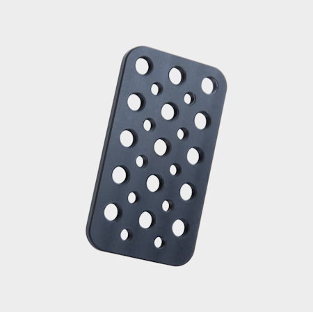 Kupo KS-3922 Mini Mounting Plate With 3/8""&1/4"" Holes 3.97""(10cm)*2.2""(5.6cm)