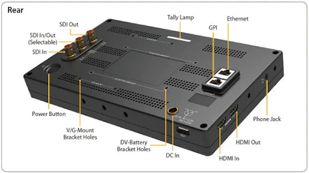 TVLogic F-10H, 10" Field Monitor with 1400 nits of brightness