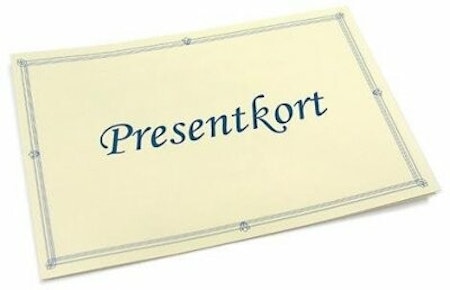 Presentkort - välj belopp nedan
