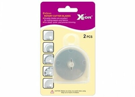 Rullknivsblad refill 2-pack 45mm