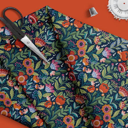 FÖRHANDSBOKNING - Flower time, Canvas