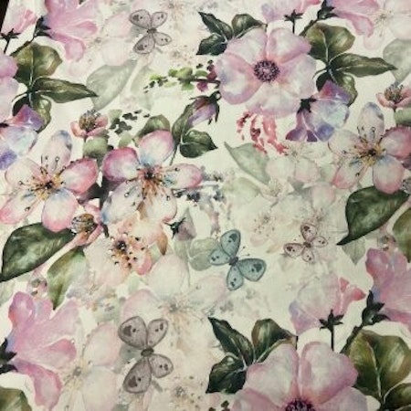 FÖRHANDSBOKNING - Äppelblommor med fjärilar, Canvas