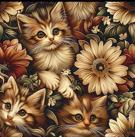 FÖRHANDSBOKNING- Blomsterkatter