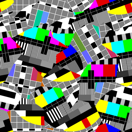 FÖRHANDSBOKNING- Tv-testbild