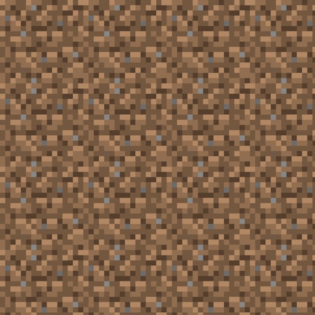 Jord, Minecraftinspirerad bomullsjersey - 4 veckors leveranstid
