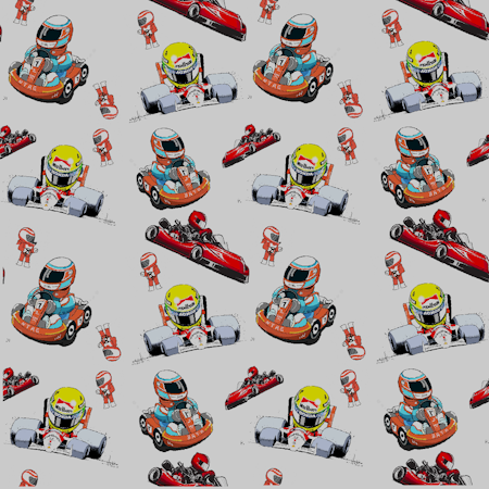 FÖRHANDSBOKNING-Gokart bomullsjersey