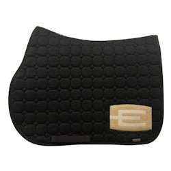 Equiline Hoppschabrak E-logga 006 Black E07 gl.gold-white