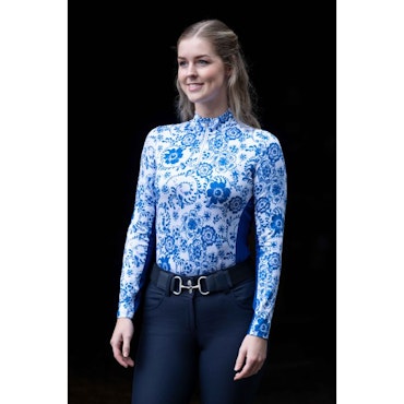 HKM Funktionströja Blue Flower