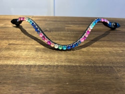 Masego Horsewear Pannband Rainbow SVART FULL