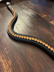 Masego Horsewear Pannband Golden Peony SVART FULL