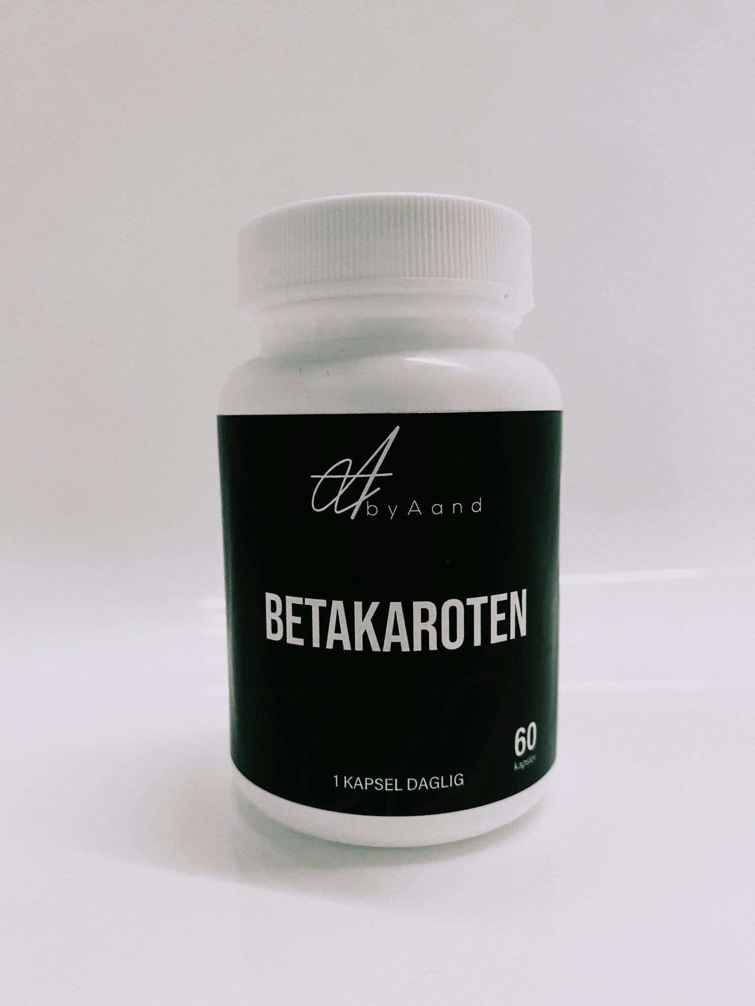 Betakaroten 15 mg  (retinol) Vitamin A (60 kapsler/2 måneder)