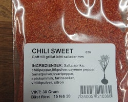 Chili sweet