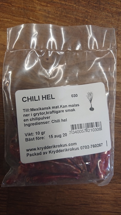 Chili hel
