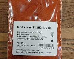 Röd Curry Thailänsk