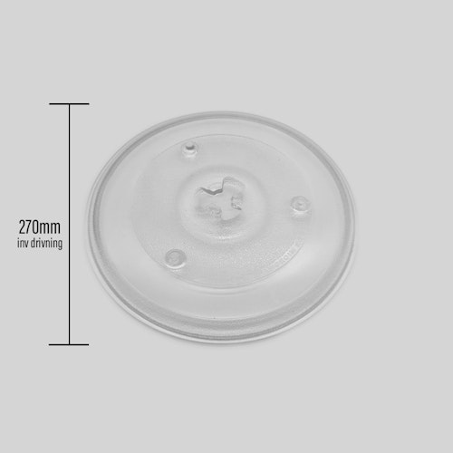 Tallrik Mikrovågsugn 270mm Invändig Drivning