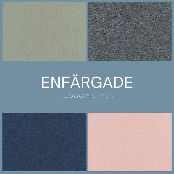 Enfärgat joggingtyg - Jonic Textil AB