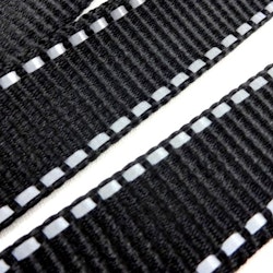 B738 Polypropylenband reflex 25 mm svart (25 m)