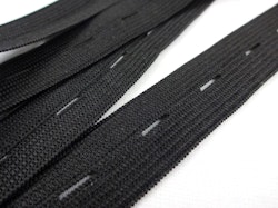 R302 Knapphålsresår 15 mm svart (25 m)
