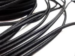 R305 Rundresår svart 1 mm (100 m)