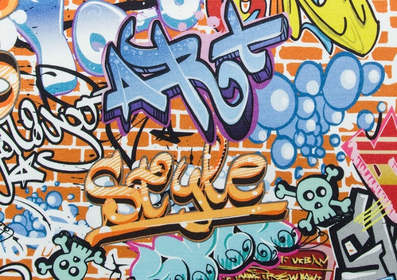 T6697 Trikå Graffiti (5 m)
