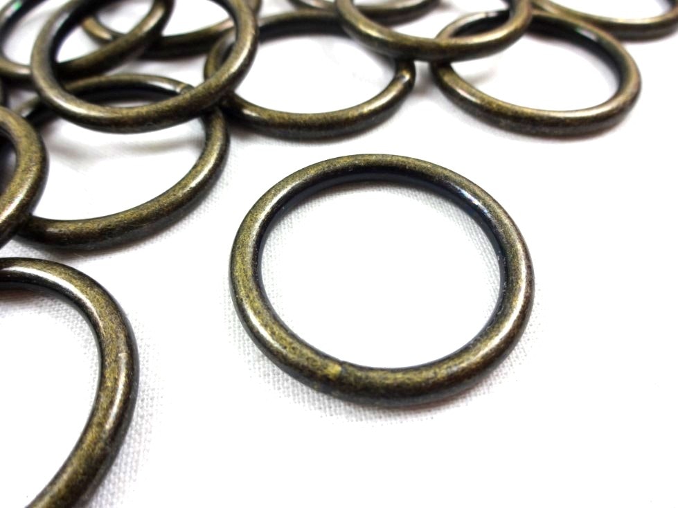S250 O-ring 25 mm antikguld (100 st)