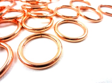 S250 O-ring 20 mm roséguld (10/50 st)