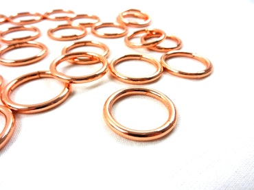 S250 O-ring 20 mm roséguld (10/50 st)