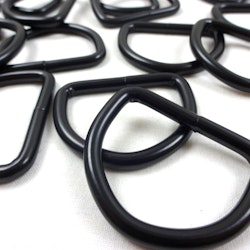 S251 D-ring svart 40 mm (20 st)
