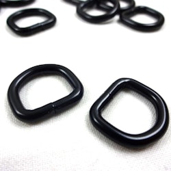 S251 D-ring svart 13 mm (50 st)