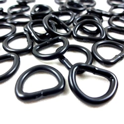 S251 D-ring svart 10 mm (50 st)