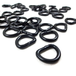 S251 D-ring svart 10 mm (50 st)