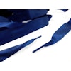 B651 Satinbandssnodd med plaständar mörkblå (110 cm) (10 fp)