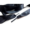 B651 Satinbandssnodd med plaständar svart (110 cm) (10 fp)