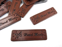 M305 Märke Handmade mörkbrun (5/50 st)